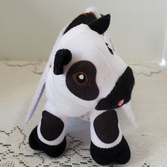 Chick-fil-A Plush Cow Doll Toy Eat Mor Chikin Sign 4" LIMITED EDITION - Picture 7 of 7